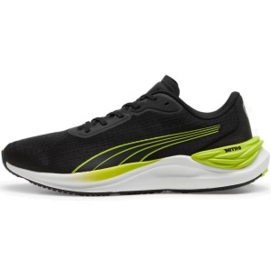 Puma - pantofi alergare pentru barbati Electrify NITRO 3 - negru verde fluo Lime Pow alb - Img 3
