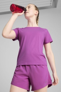 Puma - tricou tehnic - Run Velocity Tee W Berr - Wild Berry