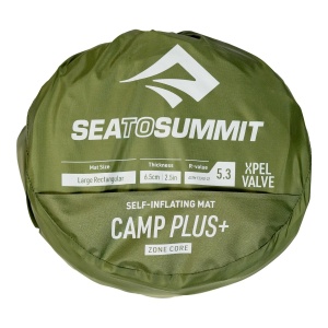Saltea Sea to Summit Camp Plus Self Inflating Regular Rectangular Sleeping Pad 183 CM Olive - Img 6