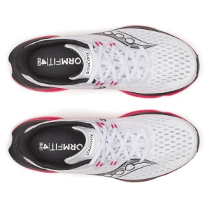 Saucony - pantofi alergare - Kinvara 16 - White | Red - Img 5