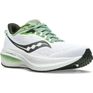 Saucony - pantofi alergare pentru barbati - Triumph 21 - white I umbra - Img 5