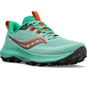 Saucony - pantofi alergare pentru femei Peregrine 13 - verde deschis - Img 5