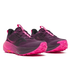 Saucony - pantofi alergare - Xodus Ultra 4 W - Eggplant | Shock - 37 - Img 2
