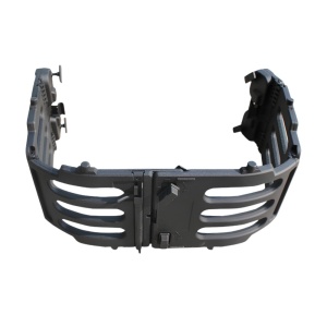 Separator Bena Pliabil ABS cu Cutie Depozitare, Grilaj Protecție Marfă, ISUZU D-MAX 2020+, EMD4X4
