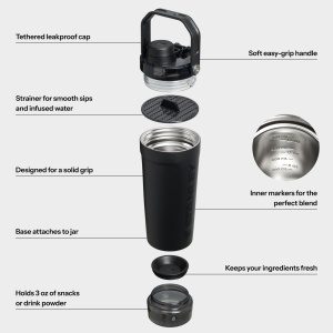 Shaker termoizolant Stanley Vitalize 0.59L - negru - Img 5