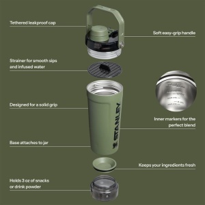 Shaker termoizolant Stanley Vitalize 0.59L - verde - Img 5