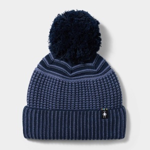 Smartwool - caciula - Summit Knit Pom Beanie W - Deep Navy - OS - Img 2