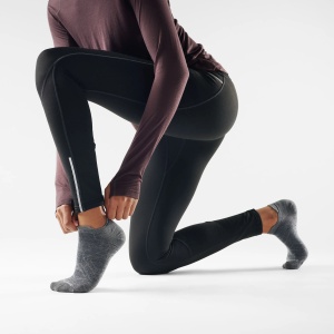 Smartwool - sosete merino - Low Ankle | Zero Cushion | Run - Black - L (42-45) - Img 5