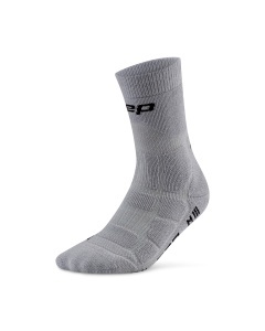 Șosete compresie CEP Hiking Max Cushion 2.0 Mid Cut - gri | lână merino