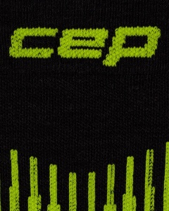 Șosete compresie înalte CEP Core Run Merino 3.0 - negru/lime | lână merino - Img 4
