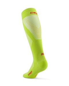 Șosete compresie înalte CEP Pro Run Ultralight - lime | alergare - Img 2