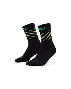 Sosete compresie medii alergare CEP Core Run Edition Claws - negru/verde - Img 3