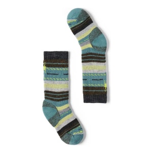 Sosete Drumetie Copii Smartwool Hike Margarita Crew Dusty Teal