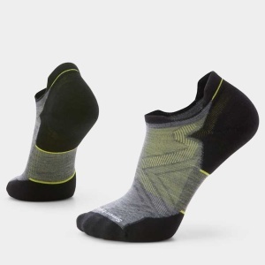 Șosete Merino alergare Smartwool Run - gri Medium Gray | Low Ankle | Targeted Cushion