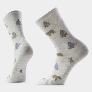 Șosete Merino Smartwool Everyday Through the Trees - gri Ash | Crew