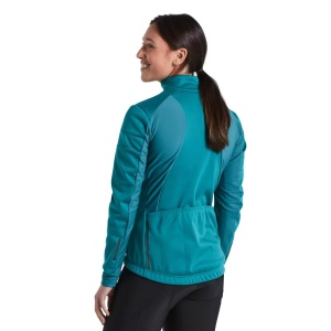 Specialized - jacheta ciclism femei soft shell, cu protectie vant si ploaie RBX Comp - albastru tropical teal - Img 5