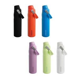 Stanley -termos tip sticla Aerolight Iceflow Fast Flow Lid bottle - verde deschis citrice - 591 ml - Img 10