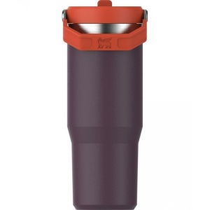 Stanley - termos tip sticla cu pai - Iceflow Flip Straw Tumbler - Plum - 890 ml - Img 3