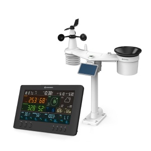 Statie meteo 7 in 1 Bresser Air-Mon WiFi 7003700, indice UV, intensitate lumina, calitatea aerului