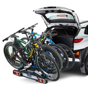 Suport biciclete Cruz Pivot R3 940-516 cu prindere pe carligul de remorcare, pentru 4 biciclete, 13 pini - Img 3