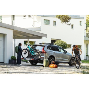 Suport pentru 2 biciclete, Thule EasyFold XTF 2, cu prindere pe carligul de remorcare (13 pini) - Img 6