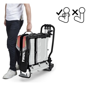 Suport pentru 3 biciclete, Thule EasyFold XTF 3, cu prindere pe carligul de remorcare (13pini) - Img 4