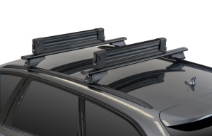 Suport schi snowboard Menabo Yelo 6 Black glisabil, pe bare transversale, 6 perechi ski / 4 snowboard - Img 4