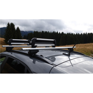 Suport ski/snowboard Menabo Iceberg 4 pe bare transversale, 4 perechi ski / 2 snowboard - Img 10