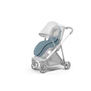 Thule Footmuff - Sac de dormit pentru copil, Mid Blue - Img 2