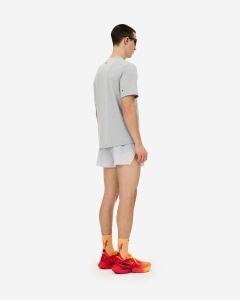 Tricou alergare CEP Core Run - gri deschis | respirabil cu mesh - Img 5