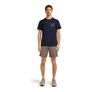 Tricou Barbati Icebreaker Merino 150 Tech Lite Peaceful Pass Bleumarin - Img 3
