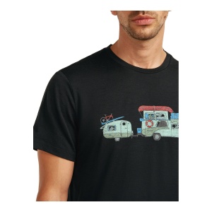 Tricou Barbati Icebreaker Merino 150 Tech Lite Transportage Black - Img 4