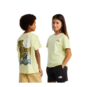Tricou Copii The North Face Voyage Relaxed Graphic Beige - Img 2