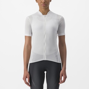 Tricou cu maneca scurta Castelli Anima 4 de dama Alb XS - Img 2