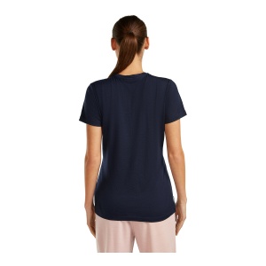 Tricou Femei Icebreaker 150 Tech Lite Bird Transit Navy - Img 2