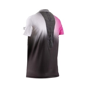 Tricou Femei X-BIONIC Corefusion Run Dot Fade-Neo Pink-White - Img 2