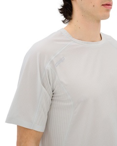 Tricou tehnic alergare CEP Pro Run Ultralight - gri deschis | ultraușor - Img 8