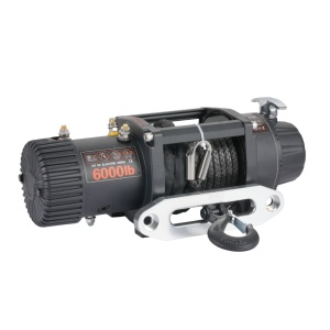 Troliu electric auto EMD Winch 6000lbs (2722kg), 12V, cablu sintetic, 15m, raport 173:1 - Img 4
