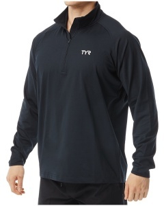 TYR - bluza cu maneca lunga tehnica - ALINC1/4ZIP - negru