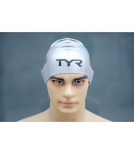 TYR casca inot silicon Romania - gri tricolor