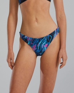 TYR - costum inot dama tip bikini - slip - Durafast Elite Classic Bikini Bottom Marmaris - Blue | Pink - L