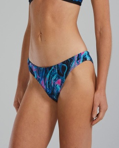 TYR - costum inot dama tip bikini - slip - Durafast Elite Classic Bikini Bottom Marmaris - Blue | Pink - L - Img 3