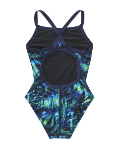 TYR - costum inot intreg pentru fete - Durafast Lite Diamondfit Seismo Swimsuit - Blue | Green - 24 - Img 2