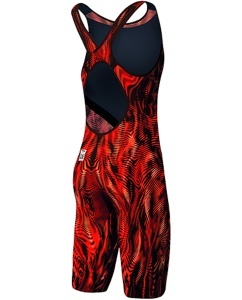 TYR - costum tehnic inot femei - Venzo Open Back - rosu - Img 4