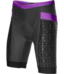 TYR - FEMALE 6IN COMP TRI SHORT - Negru Mov