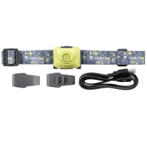 Varta - lanterna frontala Outdoor Sports Ultralight H30R reincarcabila Li-Polimer 300 lumeni - galben lime - Img 6