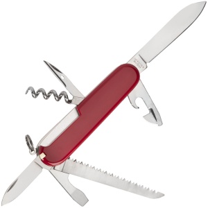 Victorinox - briceag camper, 13 functii - argintiu rosu - Img 8