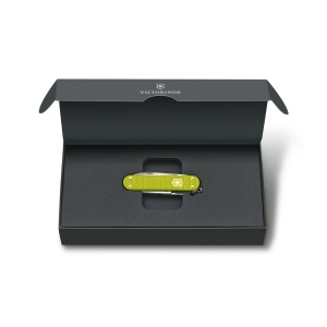 Victorinox - briceag clasic gama SD Alox Limited Edition 2023 - verde galben neon - Img 7