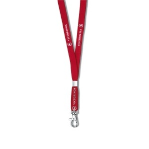 Victorinox - snur textil cu carabina pentru briceag - rosu - Img 4