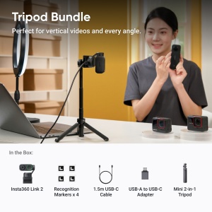 Webcam Insta360 Link 2 - Standard Edition | 4K AI Tracking - Img 13